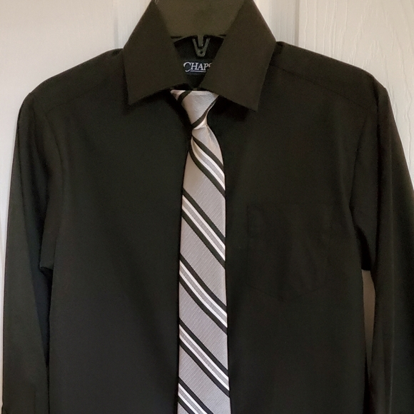 Chaps Other - CHAPS Boys Dress Shirt & Clip on Tie